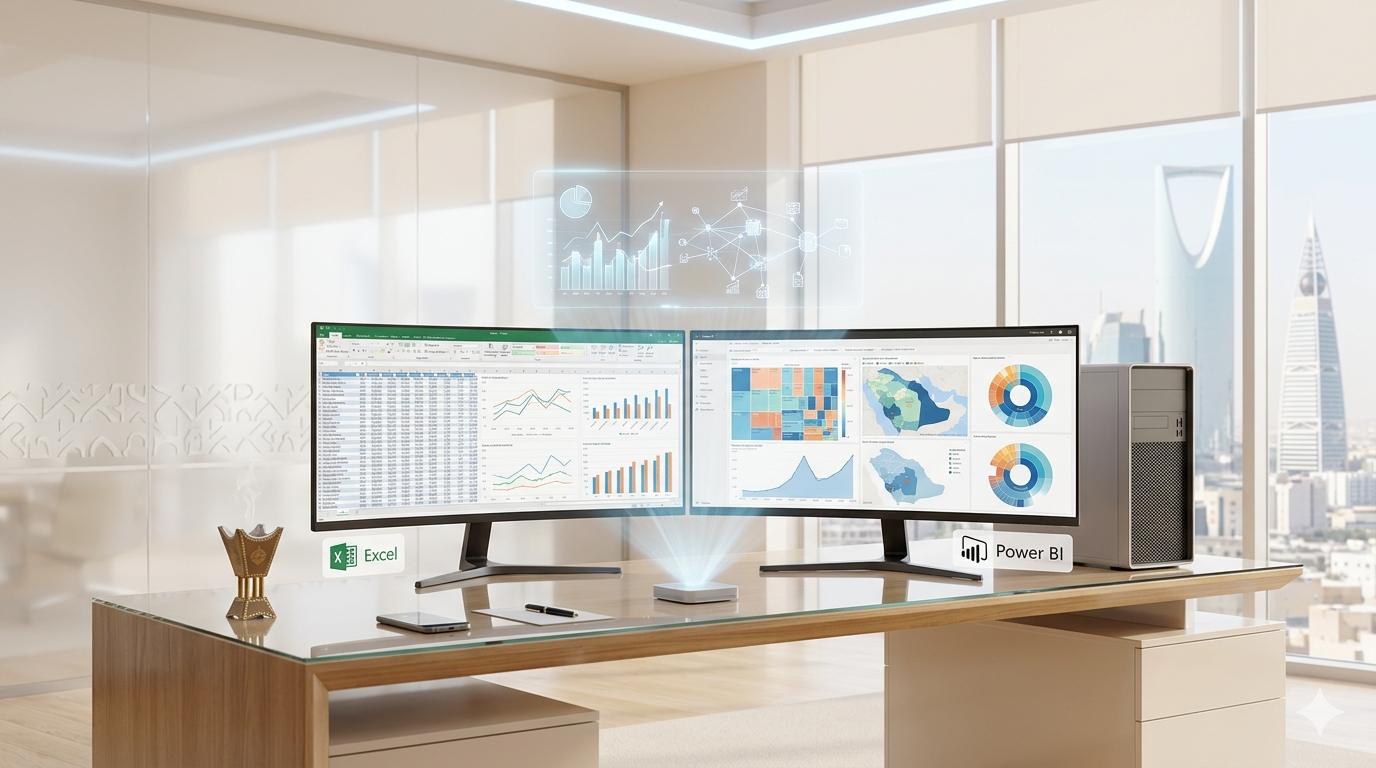 CS110 - تحليل البيانات باستخدام برنامج ال Excel وبرنامج Power BI